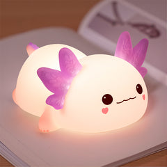 MeWaii® Limited Version Axolotl Squishy Silicone Night Light - Perfect Gift 🎁