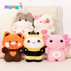 MeWaii® Squishy Loving Axolotl Pink Plush Kawaii Pillow Plush Toy