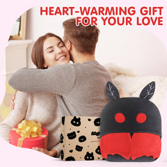 MeWaii Mothman Wearable Blanket Hoodie Ultra Soft Oversized Cozy Blanket for Cozy Cuddles & Relaxing Moments