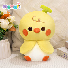 MeWaii® Food Fruit Animals Series Banana Cockatiel Pillow Kawaii Plush Pillow Squish Toy