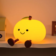 MeWaii® Happy Orange Silicone Squishy LED Night Light