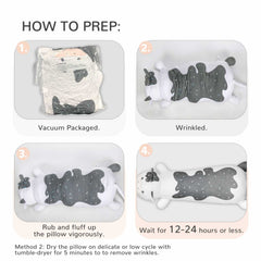 MeWaii® Pearl the Cow Stuffed Animal Kawaii Plush Body Pillow Squishy