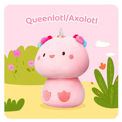 MeWaii® Mushroom Family Axolotl Kawaii Plush Pillow Squish Toy