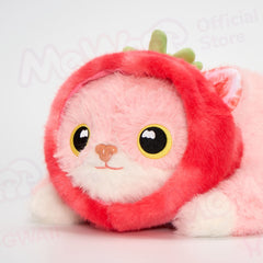 MeWaii® Strawberry Cat Weighted Stuffed Animal