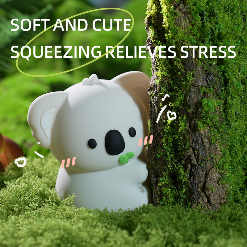 Squishy Silikon Koala LED-Nachtlicht - perfektes Geschenk für Kinder und Mädchen