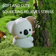 Huggwaii Squishy Silicone Koala LED Night Light - Perfect Gift for Kids and Girls