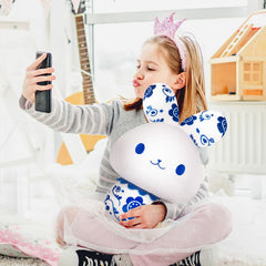 MeWaii® Mushroom Family Rabbit Kawaii Plush Pillow Squish Toy