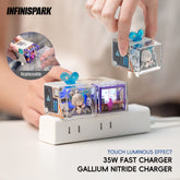 Cyberstore US Schnellladegerät Stecker 35W Abnehmbares Design Typ-C The Lab Gan