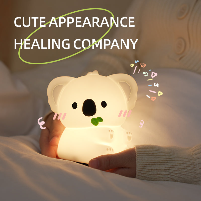 Squishy Silikon Koala LED-Nachtlicht - perfektes Geschenk für Kinder und Mädchen