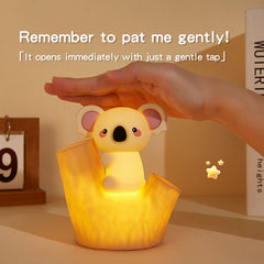 Huggwaii Mini Koala on Tree Branch Silicone Squishy Night Light Cute Perfect Gift