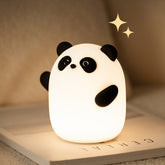 Huggwaii Panda LED Squishy Night Light For Gift USB Rechargeable Panda Lamp 1200mAh