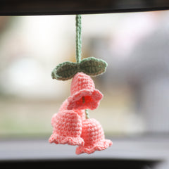 MeWaii® Handmade Crochet Flowers and Potted Plants Car Hanging