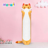 MeWaii® Kitten Orange Stuffed Animal Kawaii Plush Pillow Squishy Toy