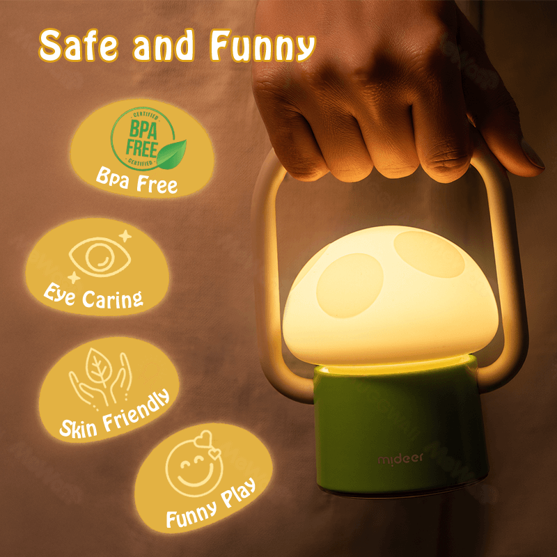 Mushroom Night Light Detachable Silicone Rotating Dimming Projection Mode Camping Flashlight Perftct Gift Mushroom Night Light Detachable Silicone Rotating Dimming Projection Mode Camping Flashlight Perftct Gift