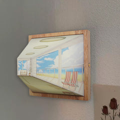 3D-Brille-freie Galerie Optische Täuschung Wandlampe & Nachtlicht