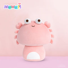 MeWaii® Mushroom Family Popeyed Crab Kawaii Plush Pillow Squish Toy