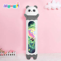 MeWaii® Loooong Family Original Design Bamboo Panda Plush Long Stuffed Animal Kawaii Plush Pillow Squishy Toy