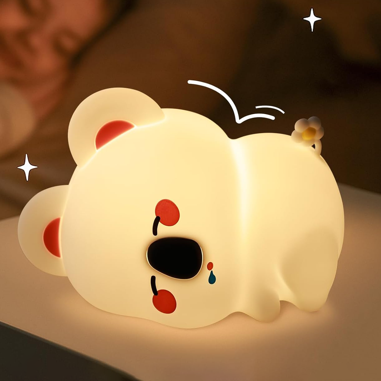 Huggwaii Koala Sleeping Silicone Squishy Night Light Cute Animal Lamp Perfect Gift Huggwaii Koala Sleeping Silicone Squishy Night Light Cute Animal Lamp Perfect Gift