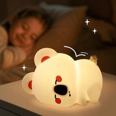 Huggwaii Koala Sleeping Silicone Squishy Night Light Cute Animal Lamp Perfect Gift