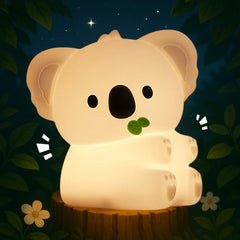 Huggwaii Squishy Silicone Koala LED Night Light - Perfect Gift for Kids and Girls