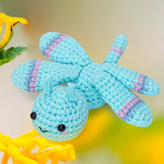 MeWaii® Crochet Original Designed Animal Crochet Kit for Beginners with Easy Peasy Yarn