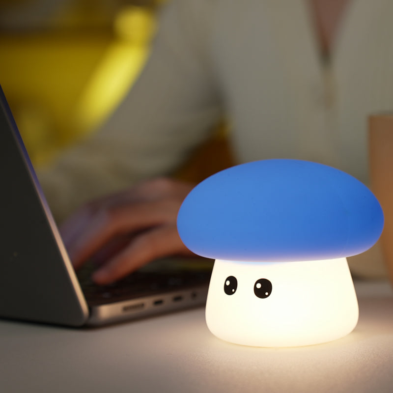 Mushroom Cute Glow Squishy Silicone Light Dual Mode Silicone Ambient Companion Perfect Gift
