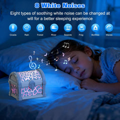 Retro Treasure Box Projection Light Bluetooth Speaker Mini Soundbox Bedroom Atmosphere Night Light Gift