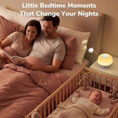 Mewaii® Smart White Noise Machine – Sunrise Alarm Clock with App Control, 360° RGB Night Light & Soothing Sounds