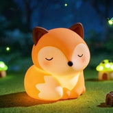 MeWaii Dreamy Fox Silicone Squishy Night Light - Perfect Gift for Kids and Girls