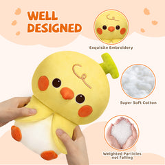MeWaii® Food Fruit Animals Series Banana Cockatiel Pillow Kawaii Plush Pillow Squish Toy