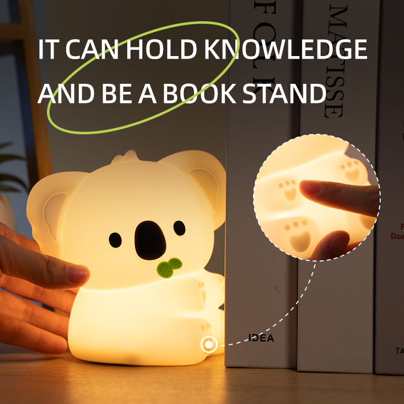 Squishy Silikon Koala LED-Nachtlicht - perfektes Geschenk für Kinder und Mädchen