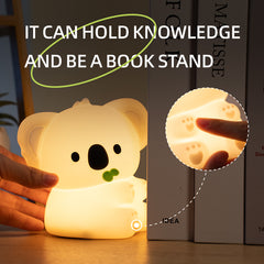 Huggwaii Squishy Silicone Koala LED Night Light - Perfect Gift for Kids and Girls