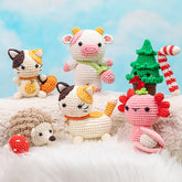 MeWaii® Crochet Original Designed Amigurumi Kits For Beginners with Easy Peasy Yarn