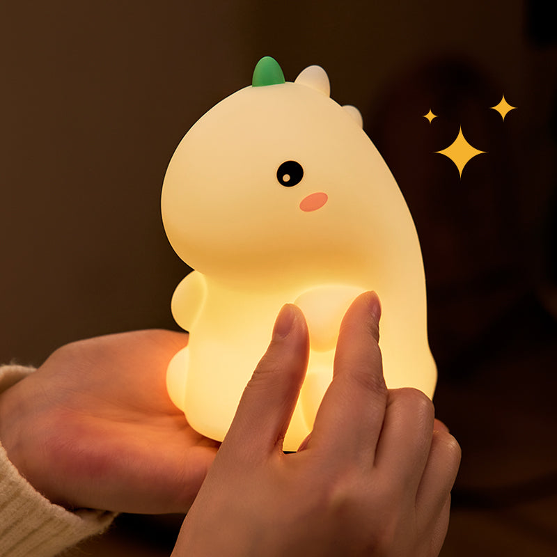 Squishy Silikon-Dinosaurier-LED-Nachtlicht – perfektes Geschenk für Kinder und Mädchen Squishy Silikon-Dinosaurier-LED-Nachtlicht – perfektes Geschenk für Kinder und Mädchen