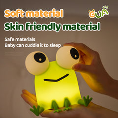 Frog Big-Eyed Adorable Small Silicone Squishy Night Light Perfect Gift