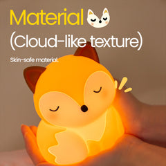 MeWaii® Dreamy Fox Silicone Squishy LED Night Light