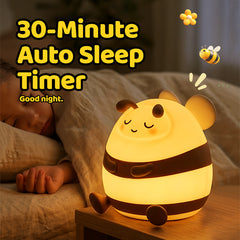 MeWaii® Cozy Bee Silicone Squishy LED Night Light