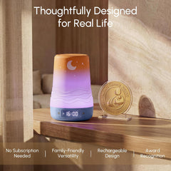 Mewaii® Smart Sleep Companion – AI Cry Detection White Noise Machine with 100 Soothing Sounds, App Control & RGB Night Light