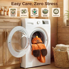 Mewaii® Capybara Wearable Blanket Hoodie Ultra Soft Oversized Cozy Blanket for Warm Hugs & Relaxing Moments