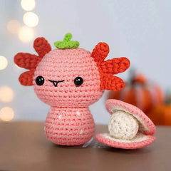 MeWaii® Crochet Original Designed Animal Crochet Kit for Beginners with Easy Peasy Yarn