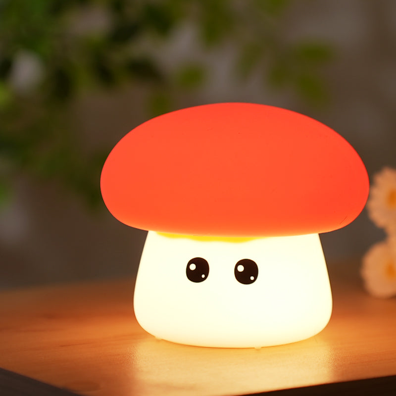 Mushroom Cute Glow Squishy Silicone Light Dual Mode Silicone Ambient Companion Perfect Gift