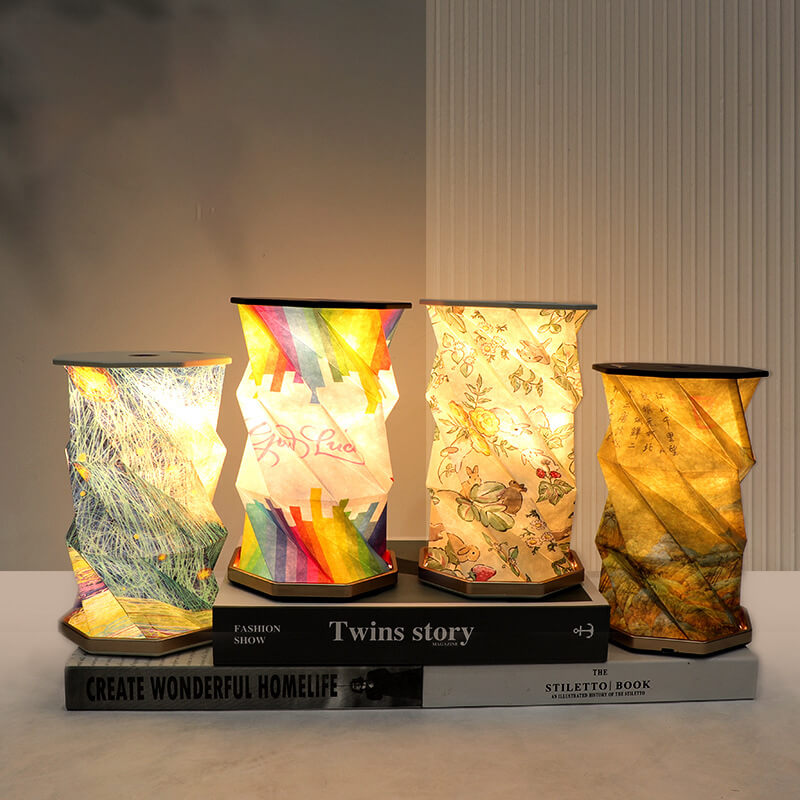 Folding Atmosphere Rotating Led Night Light Folding Atmosphere Rotating Led Night Light