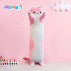 MeWaii® Cat Plush Pink Stuffed Animal Kawaii Plush Pillow Squishy Toy