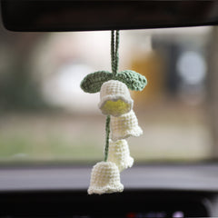 MeWaii® Handmade Crochet Flowers and Potted Plants Car Hanging