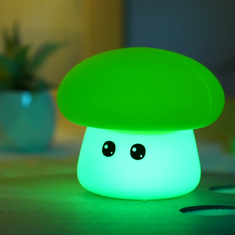 Mushroom Cute Glow Squishy Silicone Light Dual Mode Silicone Ambient Companion Perfect Gift