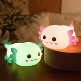 MeWaii® Exclusive Pairing Axolotl&Capybara Gift Set Squishy Night Light - Perfect Gift
