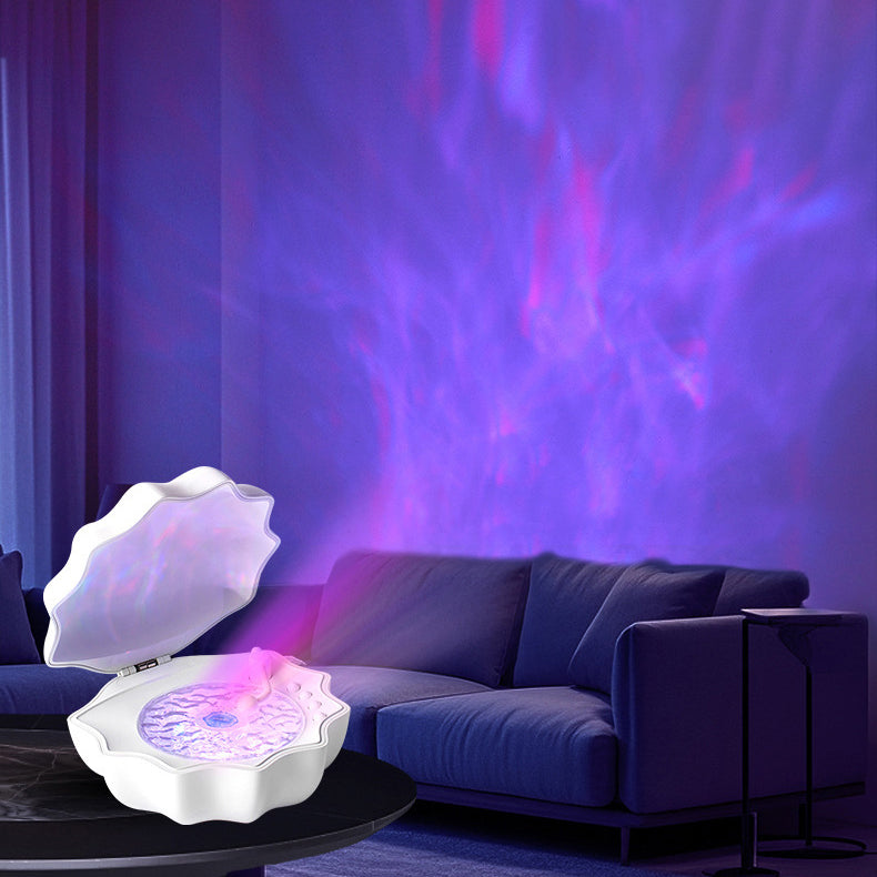 Shell Lamp Waves Retro Bluetooth Record Player LED Night Light - Perfect Gift for Kids and Girls Shell Lamp Waves Retro Bluetooth Record Player LED Night Light - Perfect Gift for Kids and Girls