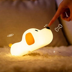 Puppy Silicone Squishy Night Light Gift Cute Droopy Ears and Cozy for Decor Perfect Gift