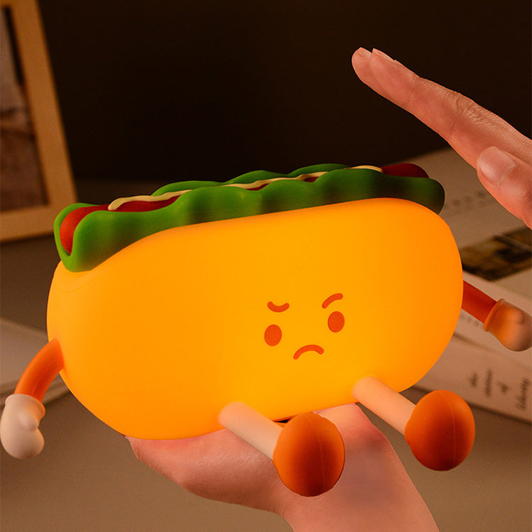 Huggwaii Afternoon Tea Silicone Squishy Night Light Set Cute Bread Biscuit Sandwich Lamp Food Series Gift Decor Huggwaii Afternoon Tea Silicone Squishy Night Light Set Cute Bread Biscuit Sandwich Lamp Food Series Gift Decor
