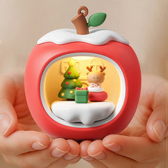 Apple House Christmas Edition Night Light Holiday Glow Gift-Ready Seasonal